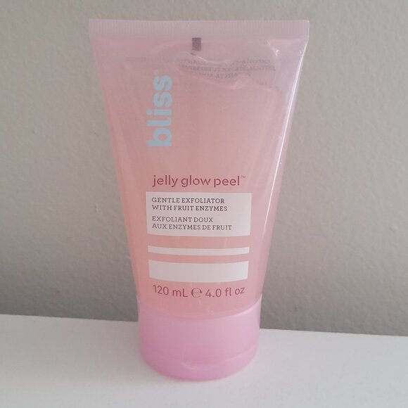Bliss Jelly Glow Peel Gentle Exfoliator with Fruit Enzymes 4 oz New & SEALED - Picture 2 of 7